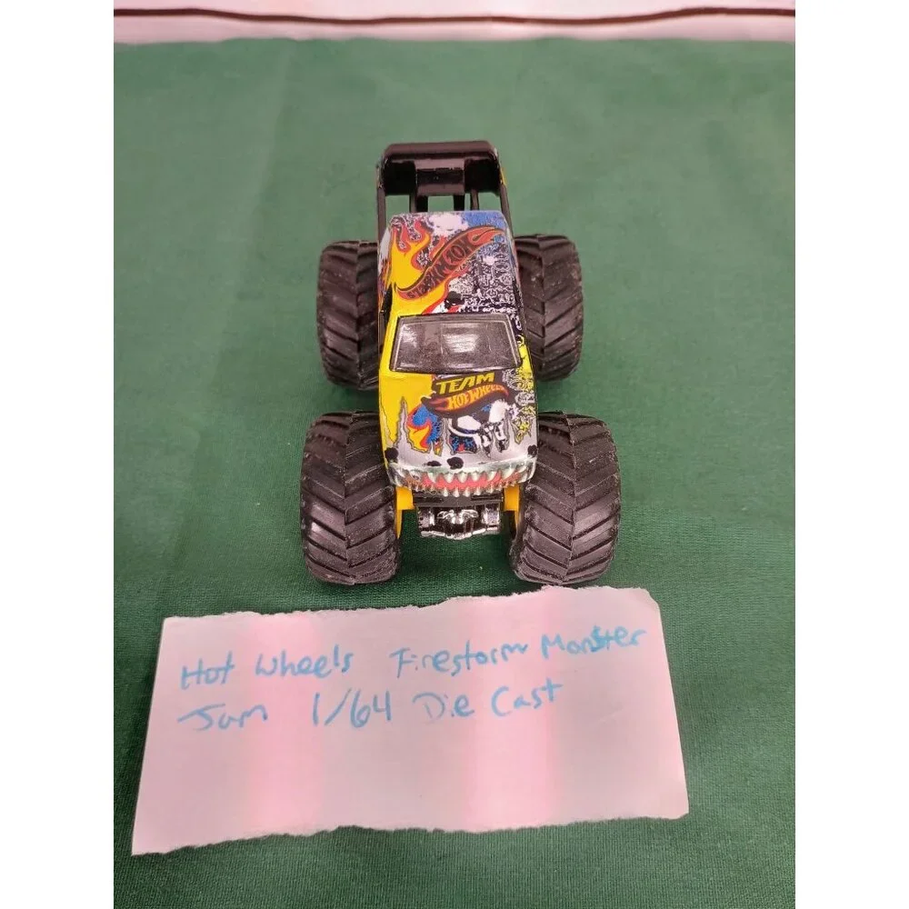 Team Hot Wheels‎ Firestorm Monster Jam Truck 1/64 Die Cast